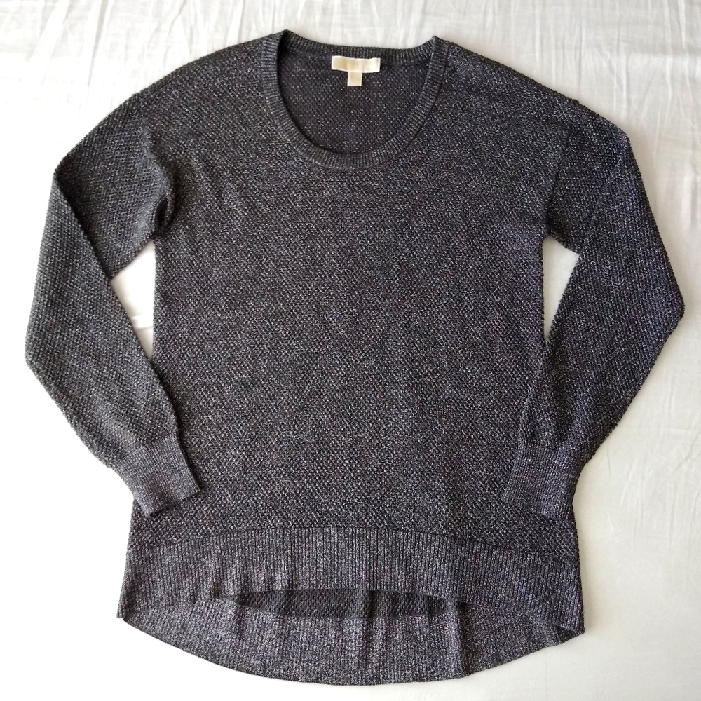 NWOT Michael Kors Black Glittery Sweater